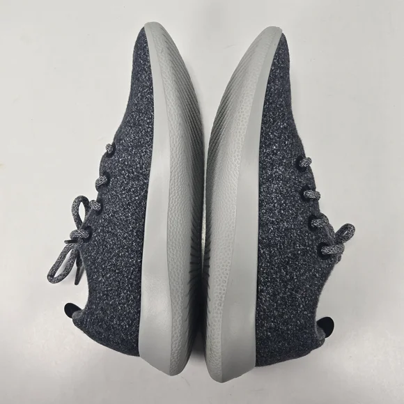 Allbirds Wool Runners Dark Gray Knit Sneakers Size Men's 10 Women's 11.5 - Picture 7 of 11